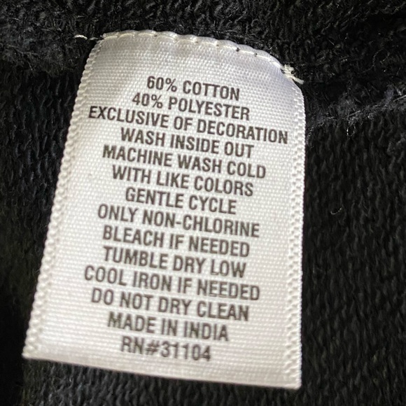 Cabana By Crown & Ivy Womens Black Knit Pullover Sweatshirt Sz L Soft - Picture 6 of 6